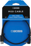 Boss BMIDI-2-35 TRS-MIDI-sovitinkaapeli (60cm)