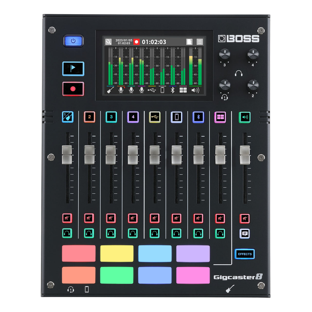 Boss Gigcaster 8 Streaming Mixer Starter Kit -sarja