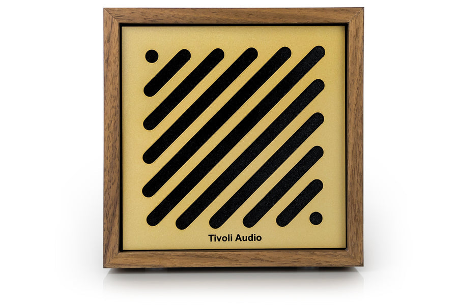 Tivoli Audio Boutigue Bluetooth-kaiutin, pähkinäpuu/kulta