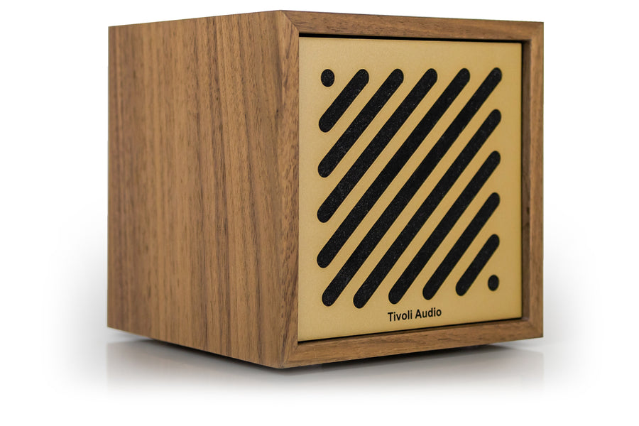 Tivoli Audio Boutigue Bluetooth-kaiutin, pähkinäpuu/kulta