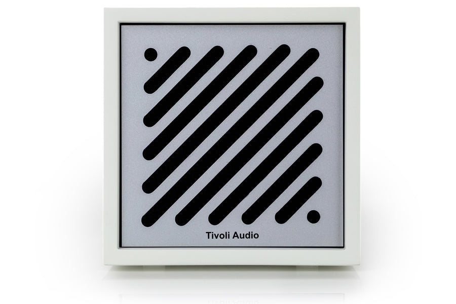 Tivoli Audio Boutique Bluetooth-kaiutin, valkoinen/hopea