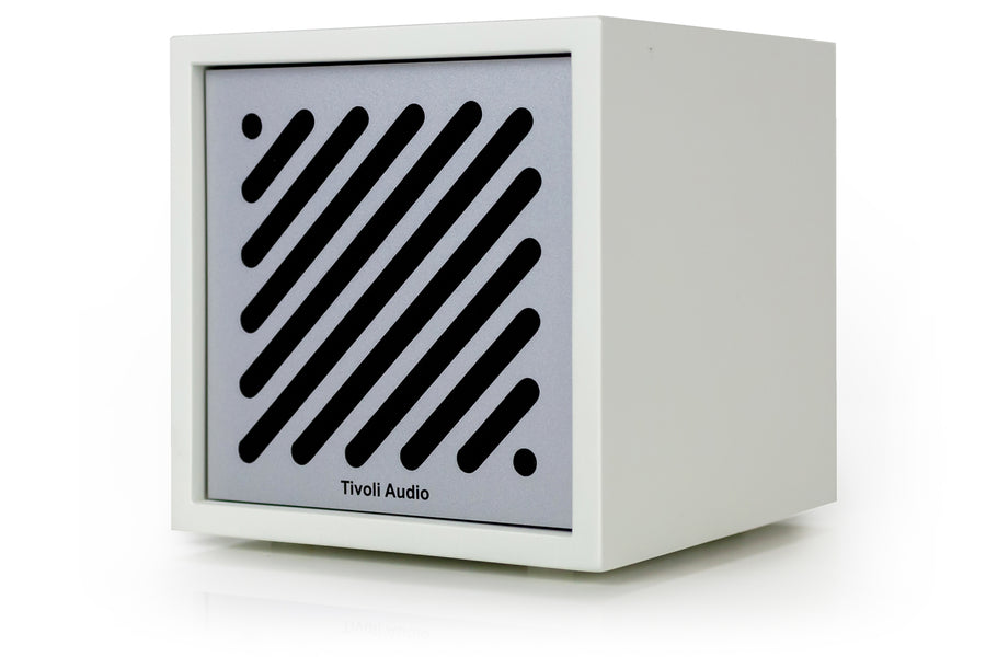 Tivoli Audio Boutique Bluetooth-kaiutin, valkoinen/hopea