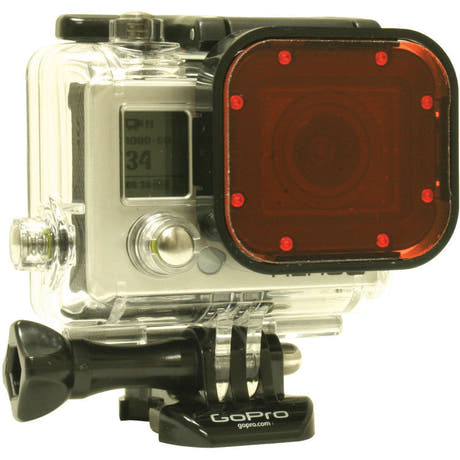 PolarPro Hero3 lasisuodattimet Slim Line/punainen