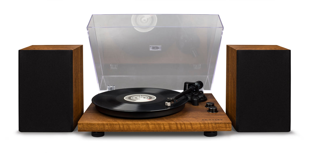 Crosley C62 Levysoitin kaiuttimilla (pähkinä)