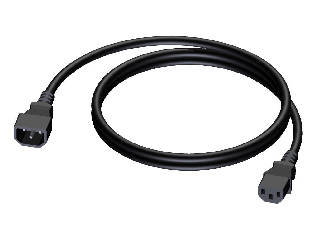 ProCab powerkabel 3 x 1,5 mm², hun Euro>han Euro, 0,7 m
