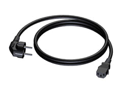 ProCab virtajohto 3x1,5 mm², naaras Euro>Schuko uros, 3 m