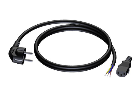 ProCab virtajohto 3x1,5 mm², naaras Euro>Schuko uros, 5 m (CAB491-5)