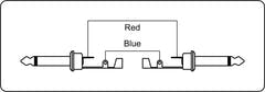 ProCab kaiakaapeli 2 x 1,5 mm² jack/jack, 10 m