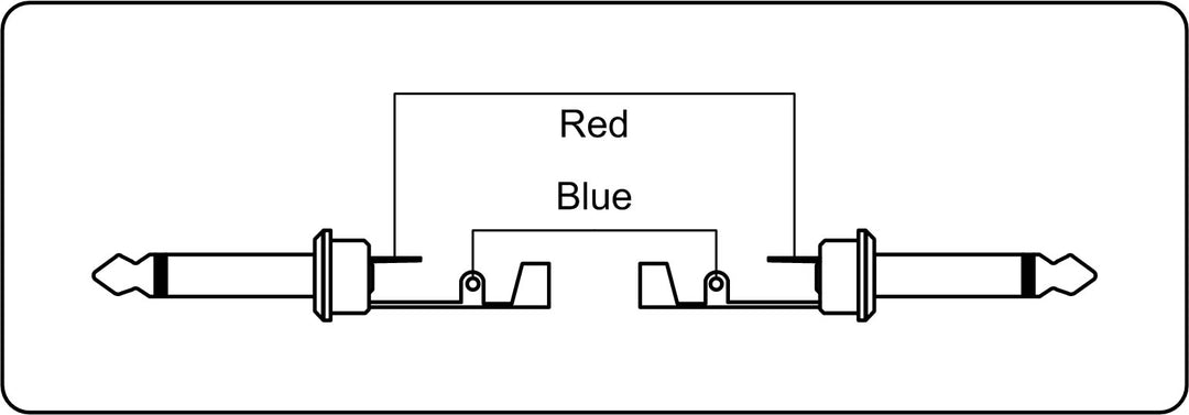 ProCab kaiakaapeli 2 x 1,5 mm² jack/jack, 10 m