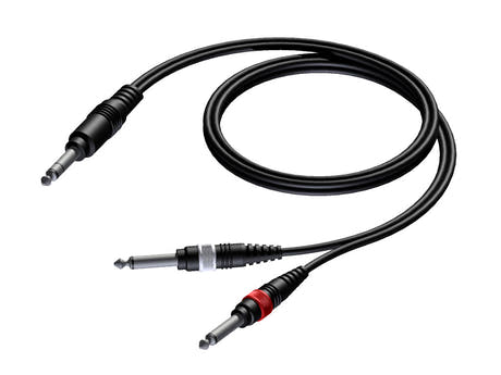 ProCab Jack stereo > 2 x Jack - insert-kaapeli 3 meter