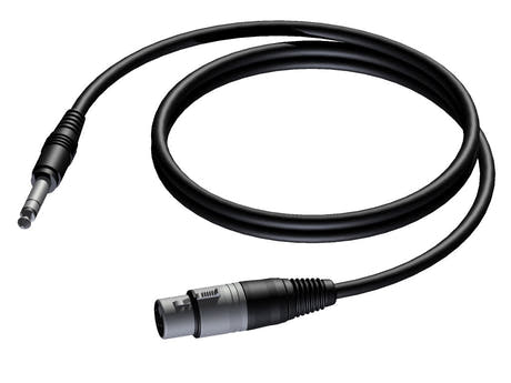 ProCab XLR naaras > Jack stereo - balansoitu kaapeli 1,5 m