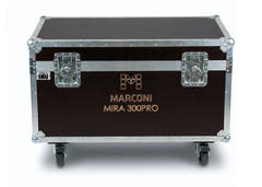 Marconi Flightcase 8 x Marconi Mira 300PRO -valaisimelle