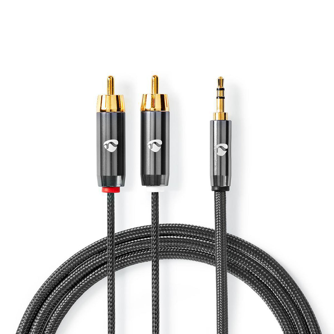 Premium StereoRCA minijackiin (1m)