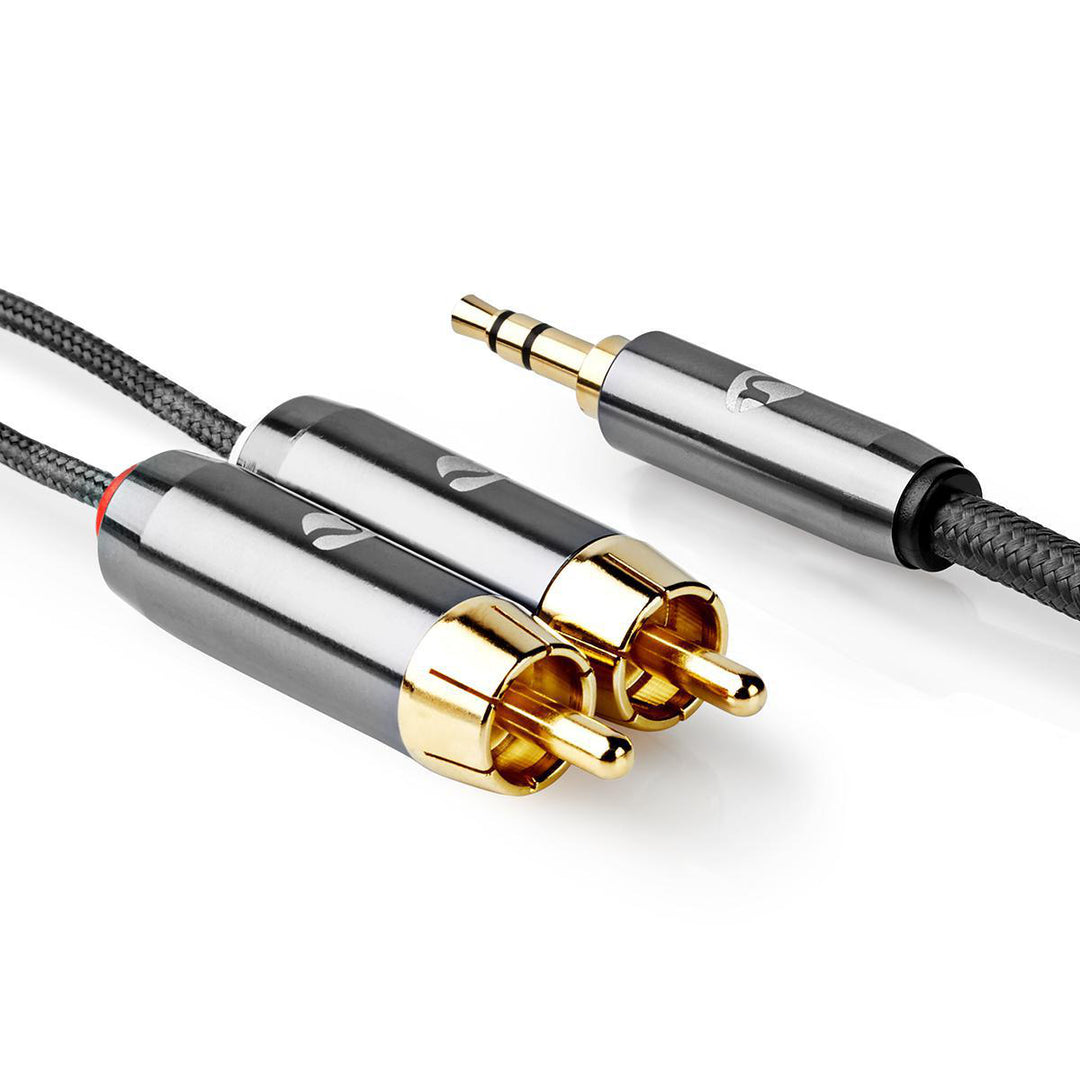 Premium StereoRCA minijackiin (1m)
