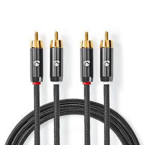 Premium Stereo Phonokaapelt (2m)