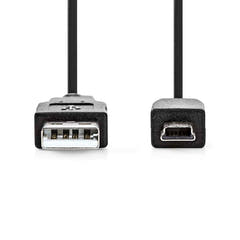 USB-kaapeli - USB-A til USB Mini B (1 metri)