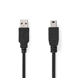 USB-kaapeli - USB-A til USB Mini B (1 metri)