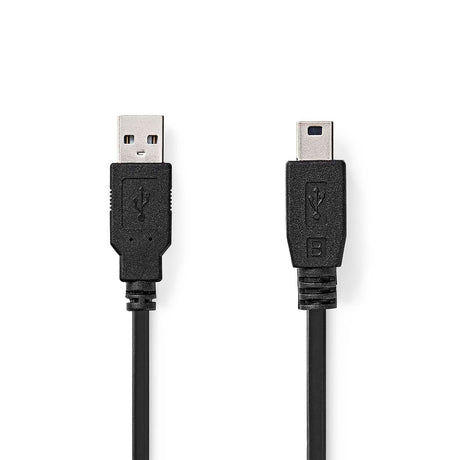 USB-kaapeli - USB-A til USB Mini B (1 metri)