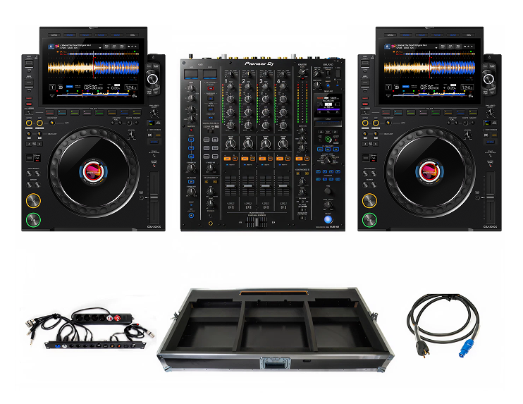 AlphaTheta CDJ-3000X & DJM-A9 Paketti