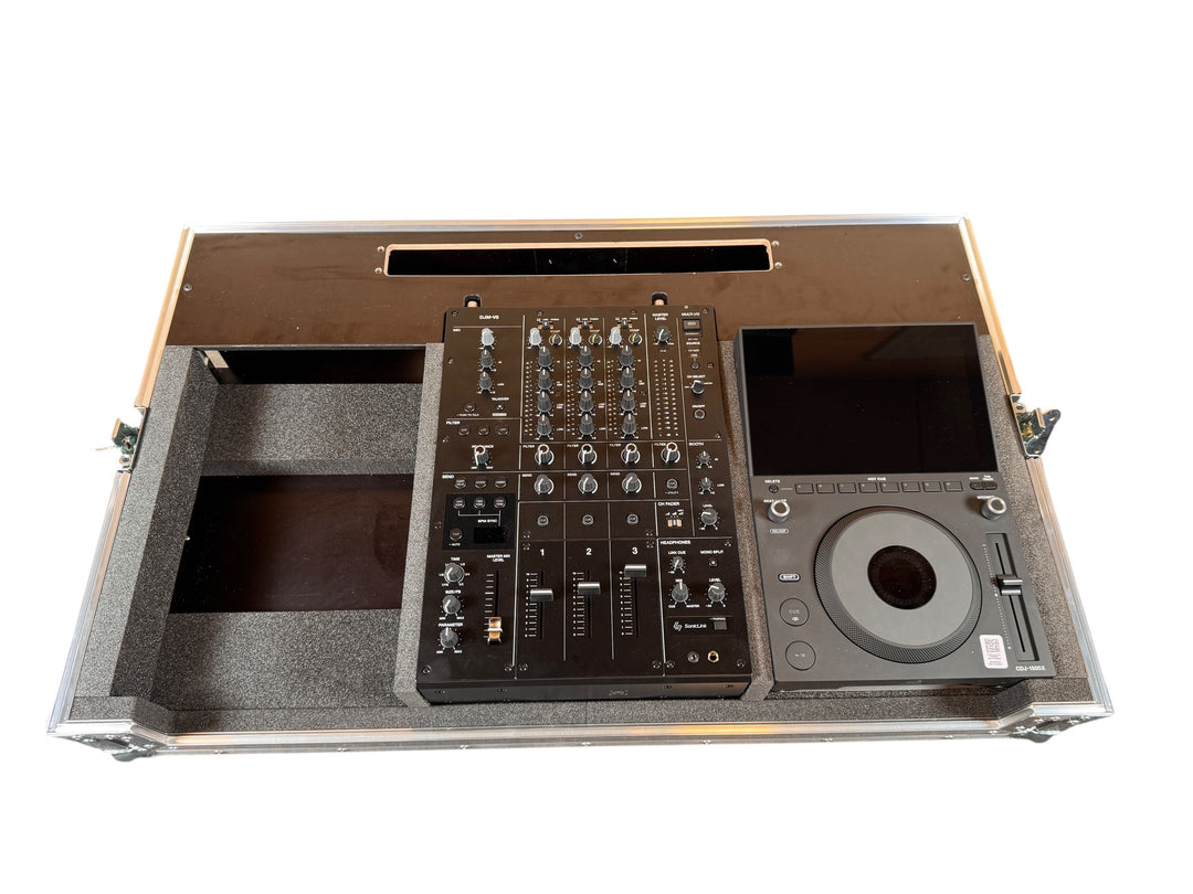 Case-It flightcase AlphaTheta CDJ-1500X:lle ja DJM-V5:lle