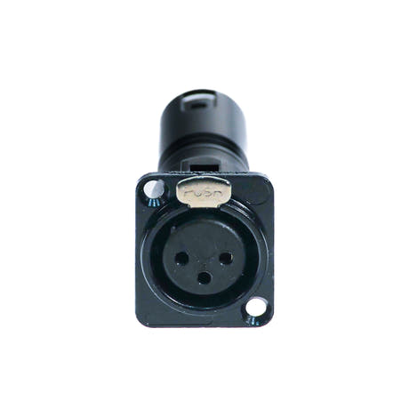 Perfex XLR Uros XLR Naaras Chassis Liitin,(Musta)