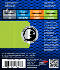 Elixir Optiweb Kitaran Kielet (Custom Light, 09-46)