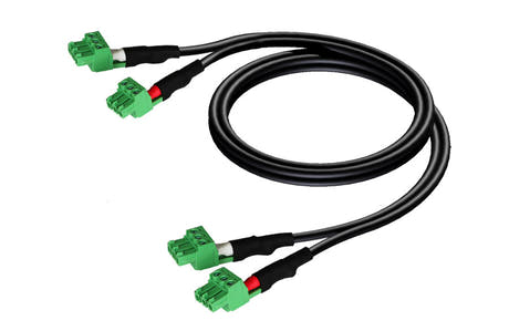 ProCab 2 x liitoslohko > 2 x liitoslohko 3P 3,81mm 1 m