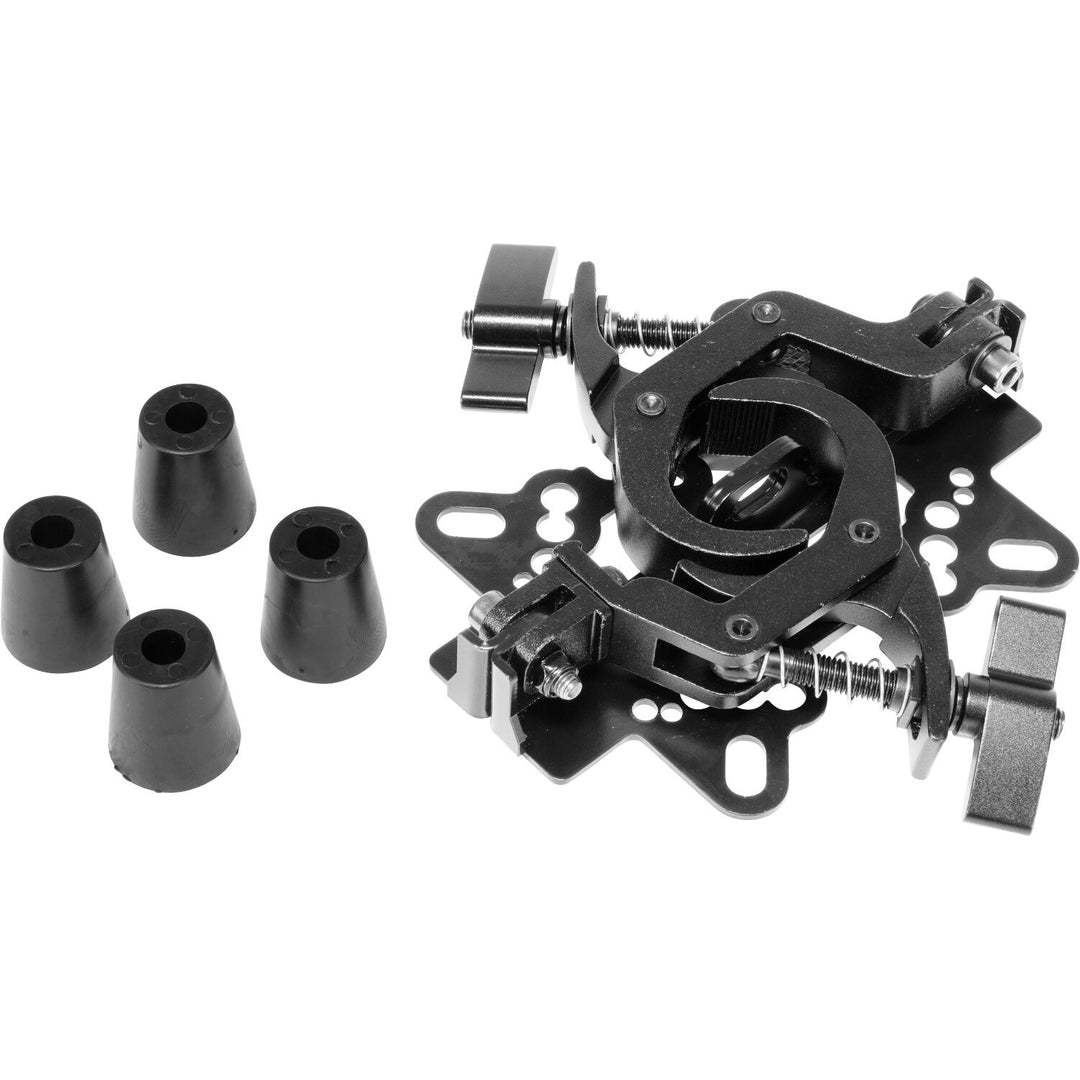 Liikkuvat päät Clamp Set (Musta)