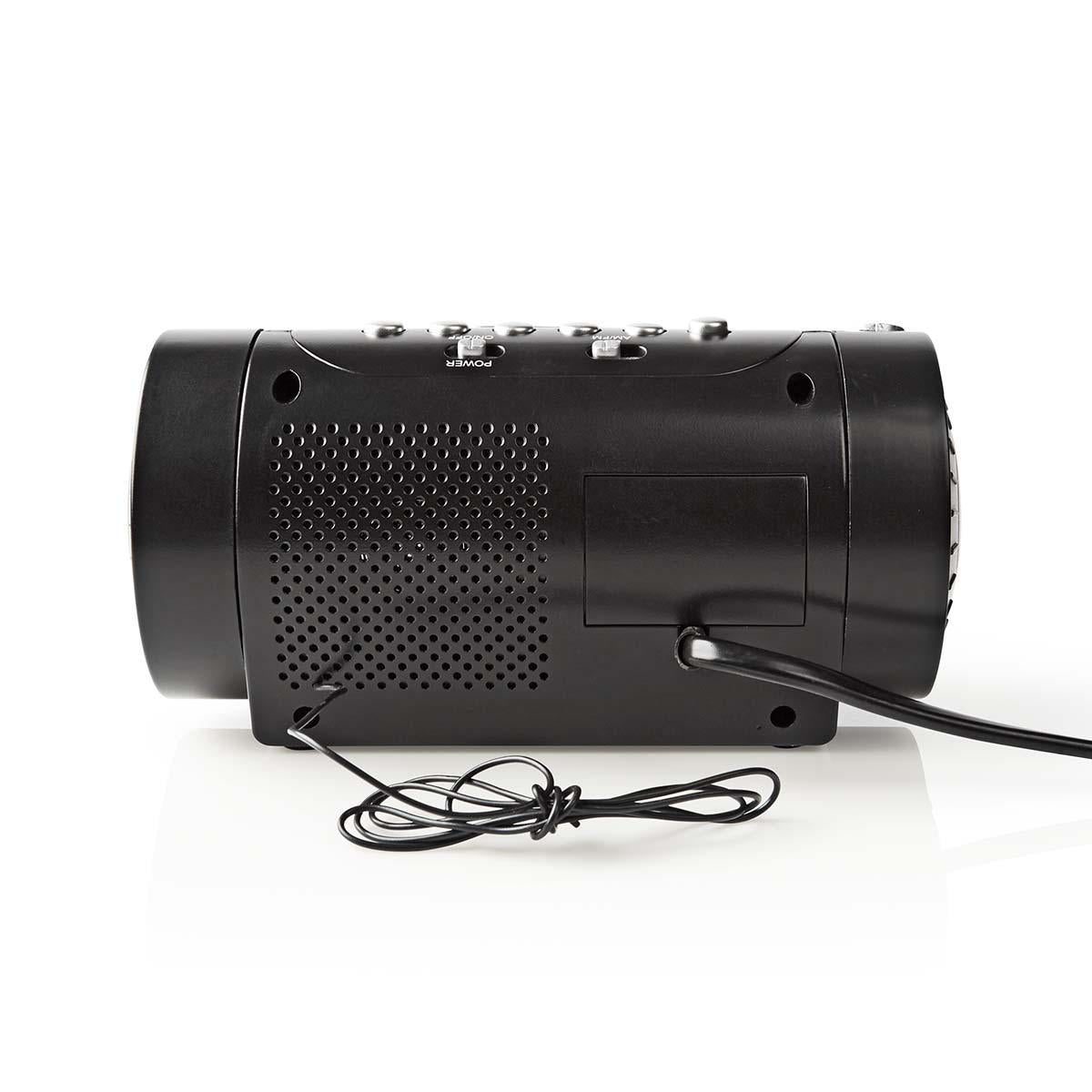 Kelloradio, jossa on sisäänrakennettu projektori