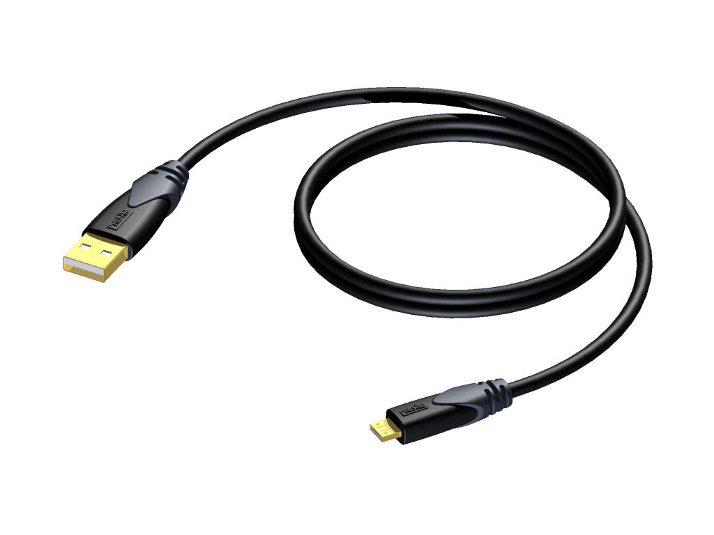 ProCab USB A > USB Micro A kaapeli 1,5 meter