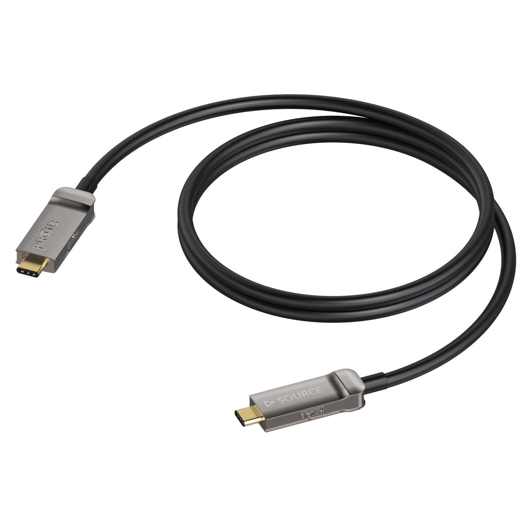 ProCab USB C aktiivinen optinen kaapeli 4K@60 Hz Displayport 20 m