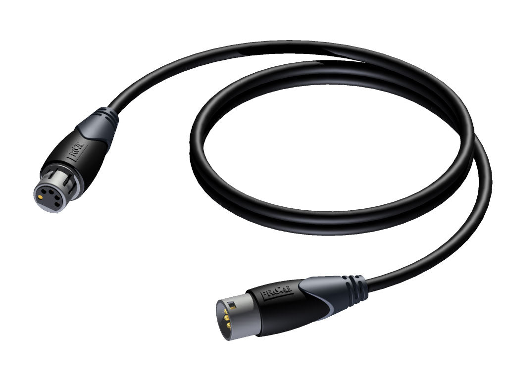 ProCab DMX-AES 110 Ohm digitaalinen audio 5 pin XLR 0,5 m