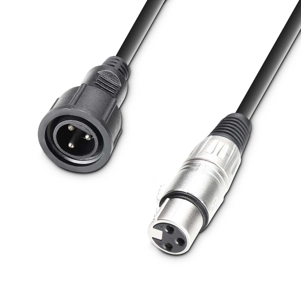 Cameo DMX ADAPTER OUT - Adapterikaapeli IP65-ulkovaloa varten, IP65-liitin XLR naaras 3-napainen