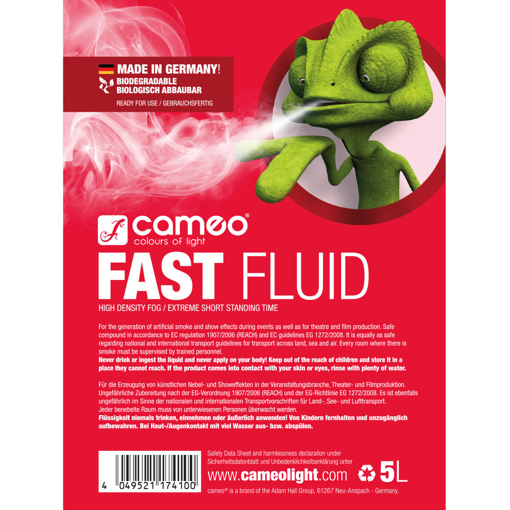 Cameo FAST FLUID 5 L - Sumuneste erittäin korkealla tiheydellä ja hyvin lyhyellä roikkumisajalla 5 L