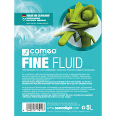 Cameo FINE FLUID 5 L - Haze-effekt sumutusneste erittäin alhaisella tiheydellä ja erittäin pitkällä leijunta-ajalla 5 L