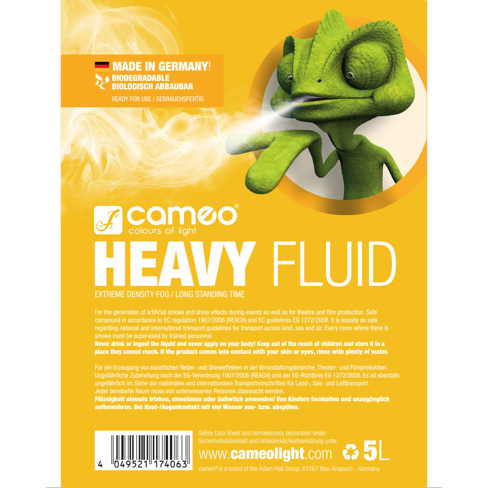 Cameo HEAVY FLUID 5 L - Sumuneste erittäin korkealla tiheydellä ja erittäin pitkällä pysyvyydellä 5 L