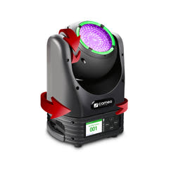 Cameo MOVO BEAM Z100 – Beam-moving head rajoittamattomalla kierrolla, LED-renkaalla ja zoomilla
