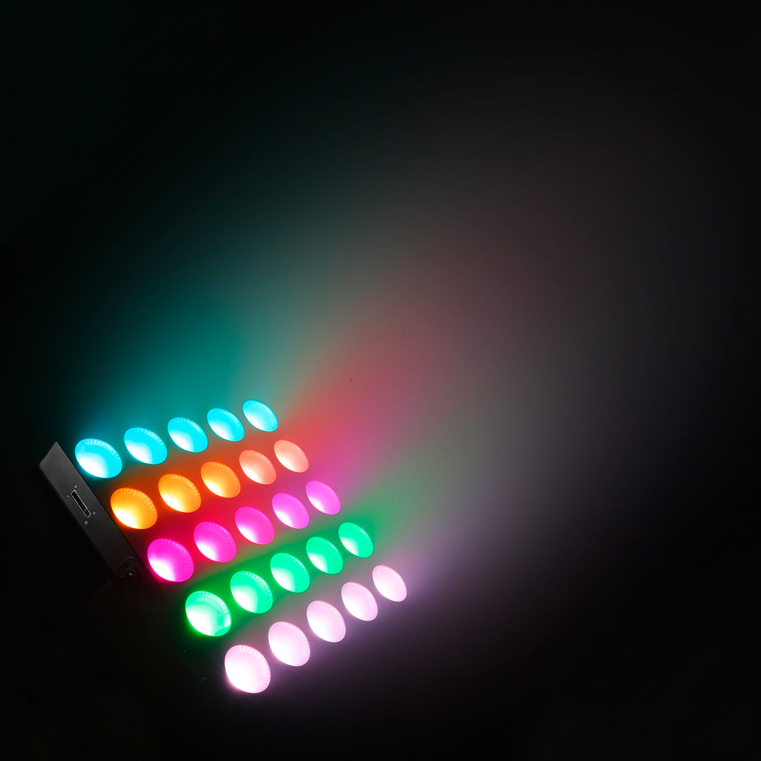 Cameo MATRIX PANEL 10 W RGB - 5 x 5 RGB LED-matriisipaneeli yksittäisohjatuilla pikseleillä