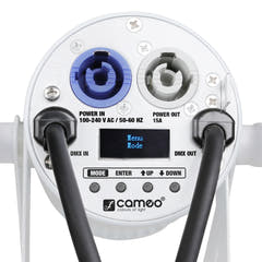 Cameo Q-SPOT 15 RGBW WH - Kompakti kohdevalaisin, jossa 15W RGBW LED valkoisessa kotelossa