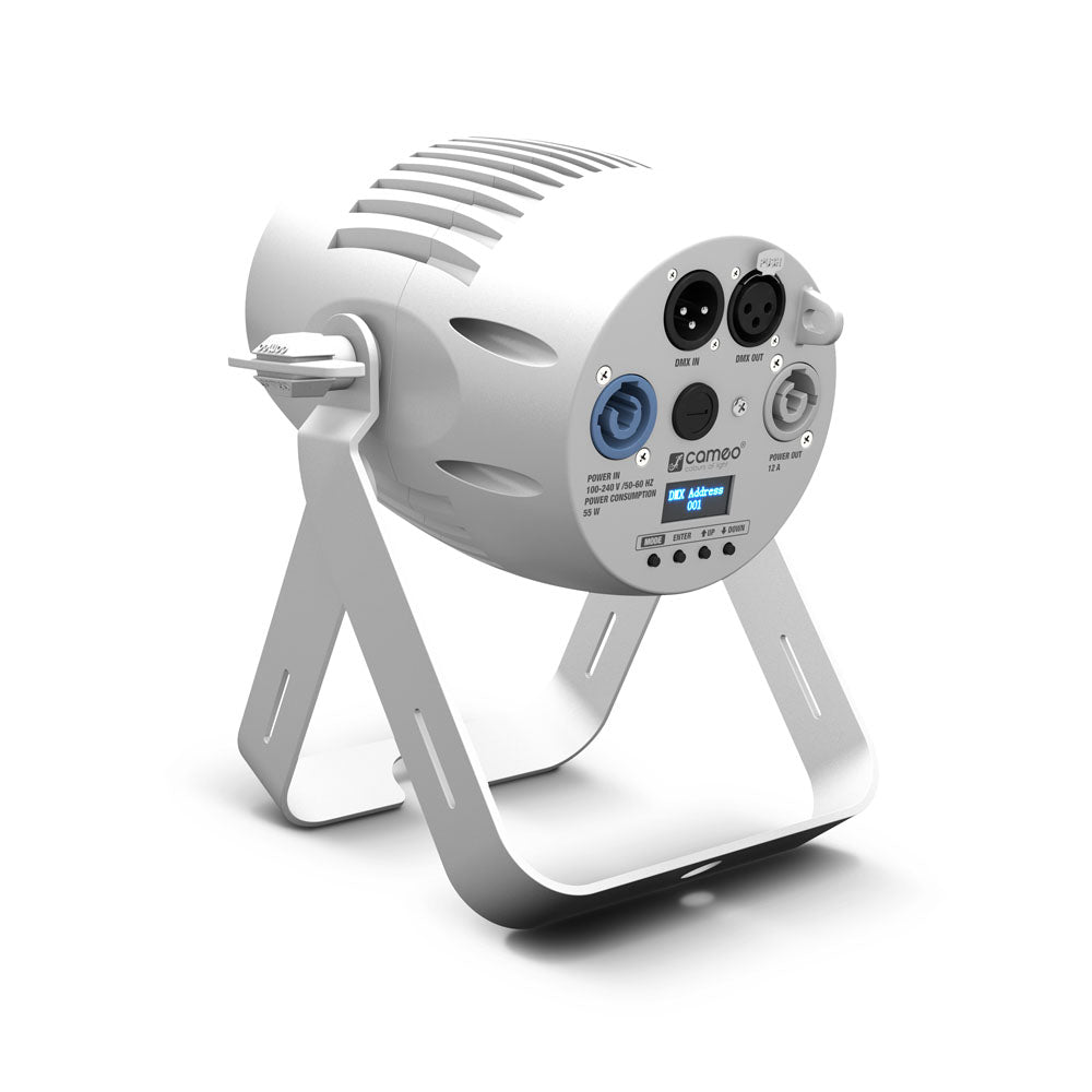 Cameo Q-SPOT 40 RGBW WH - Kompakt spotlys med 40W RGBW LED i hvidt kabinet