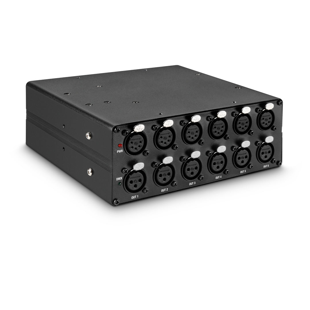 Cameo SB 6 T RDM - 6-ulosoton DMX/RDM-jakaja/boosteri 3- ja 5-napaisilla liittimillä