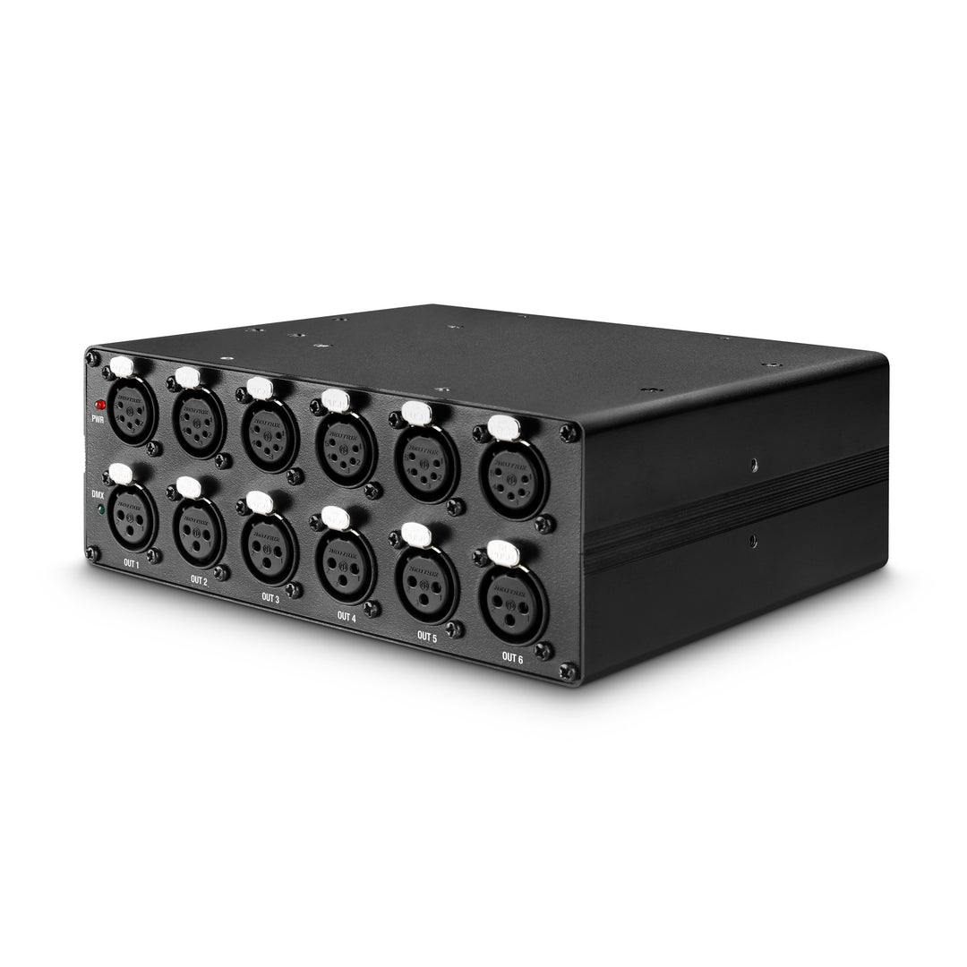 Cameo SB 6 T RDM - 6-ulosoton DMX/RDM-jakaja/boosteri 3- ja 5-napaisilla liittimillä
