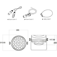 AFX RGBW Led Par Zoomilla (28x10W)