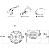 AFX RGBW Led parivalaisin Zoom (28x10W)
