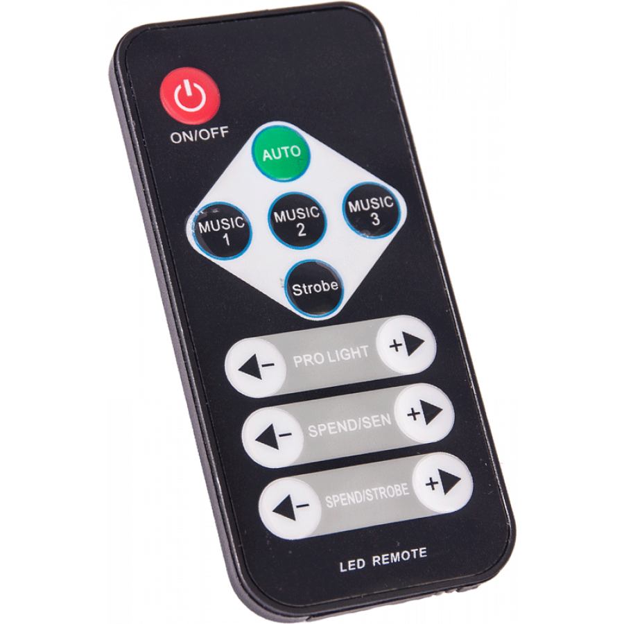 Ibiza LED-valopalkki Moonflower, Laser ja Strobe