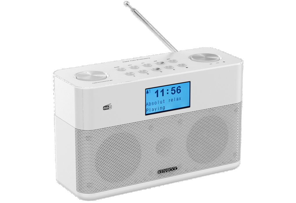 Kenwood CR-ST50DABW DAB+, Bluetooth Radio (valkoinen)