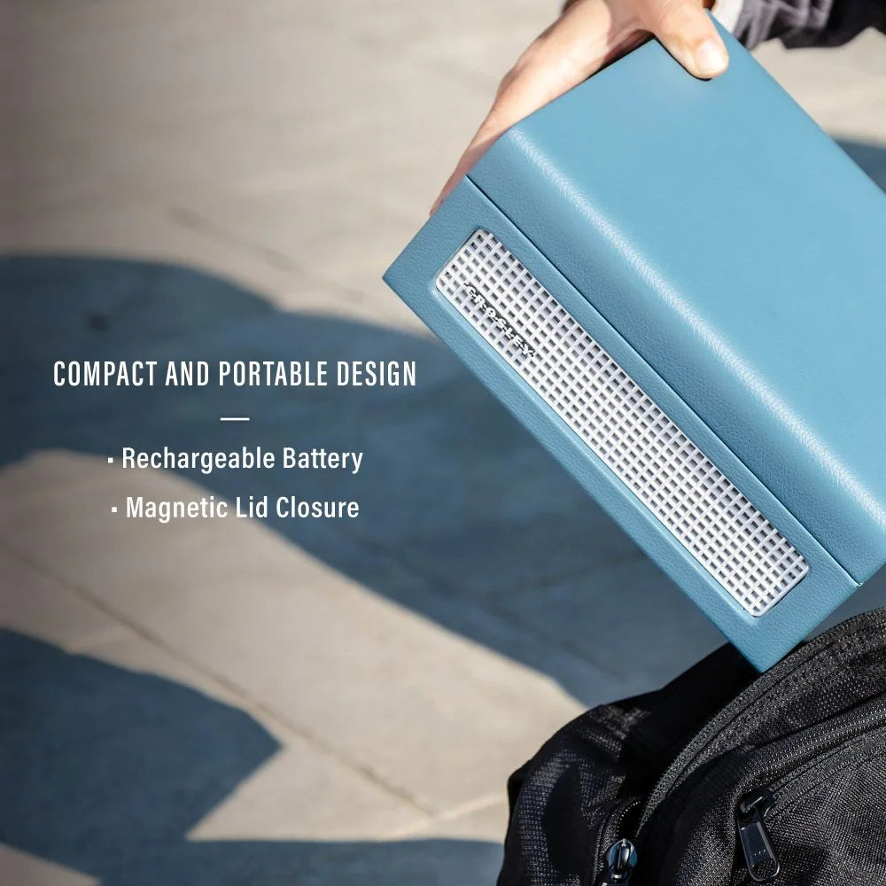 Crosley Voyager CD-soitin, Washed Blue
