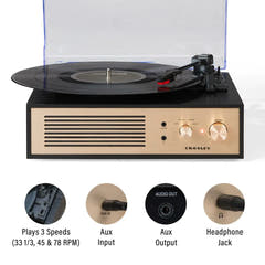 Crosley Miles levysoitin, Sort