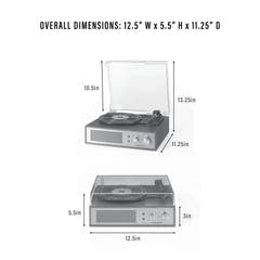 Crosley Miles levysoitin, Sort