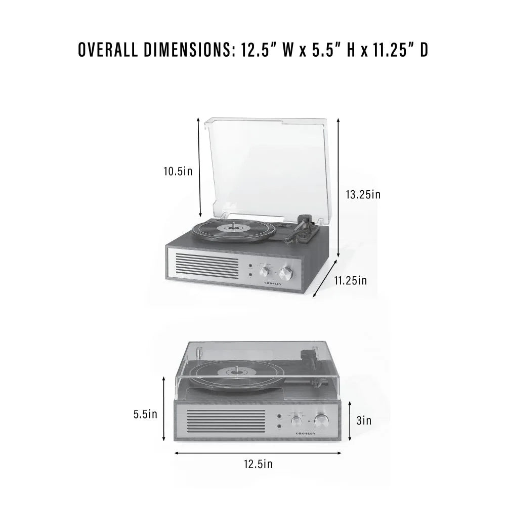 Crosley Miles levysoitin, Sort